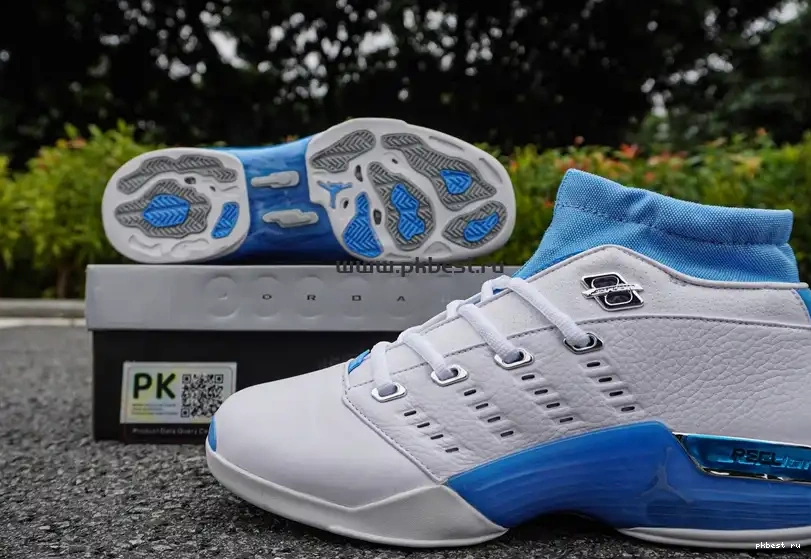 GOD PK 17 Jordan SHIP MATERIALS Blue TO Retro RETAIL SP READY University Low 0604